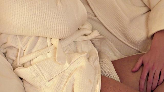 Taboo DILF bareback fucks stepson's asshole while alone