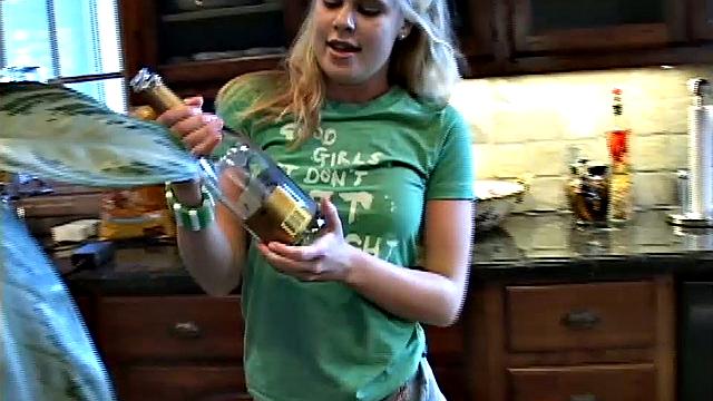 Little Summer gets horny rubbing pussy hard