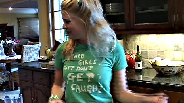 Little Summer gets horny rubbing pussy hard