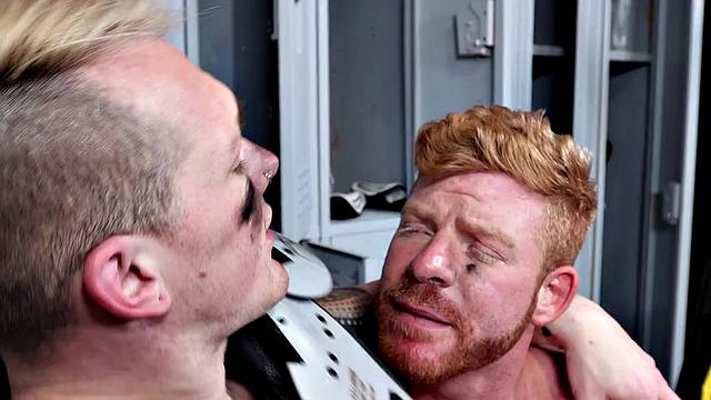 Caught Jacking In The Locker Room - Jackson Cooper &amp; Bennett Anthony