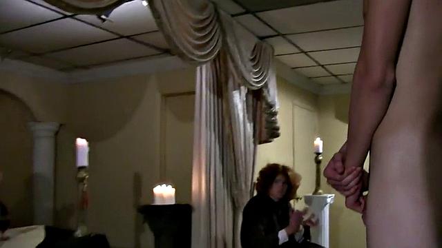 College boy fucked for anal frat in front of voyeurs