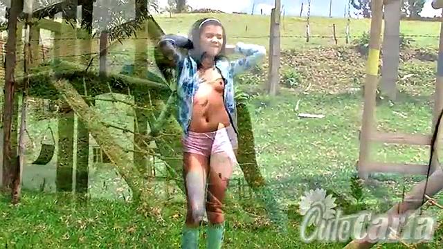 Cute Carla Goes Naked at the Playground