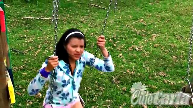 Cute Carla Goes Naked at the Playground