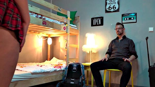 Booty hostel babes share after trio with hung roommate