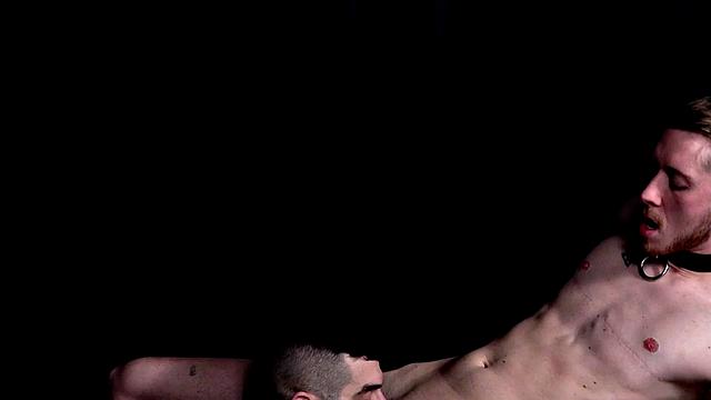 FTM stud gets licked and toyed with dildo by his boyfriend