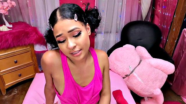 POV stepdaughter petite teen screwed after deepthroating