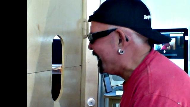 Married Guy Gets Dick Sucked At The Gloryhole
