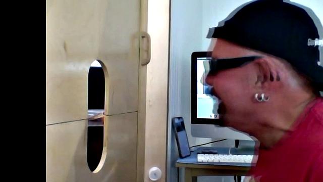 Married Guy Gets Dick Sucked At The Gloryhole