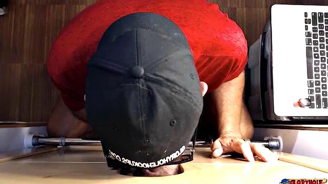Hot Cock Drained at the Gloryhole