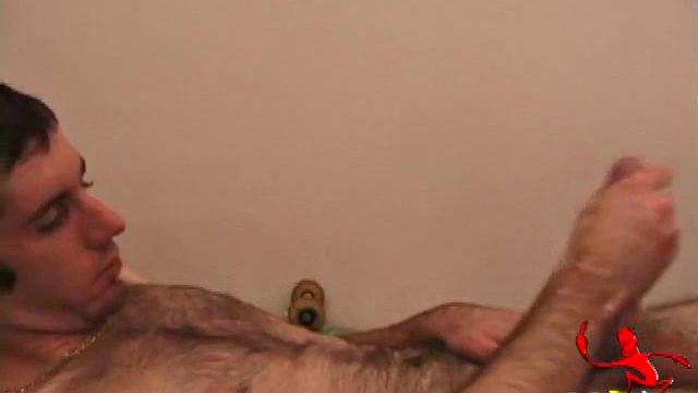 Back from an afternoon of skateboarding, Tag climbs onto the kitchen table and starts stroking his hard dick. Tag manages to suck his own as he edges himself close, and in no time he's unleashing a huge load onto his face.