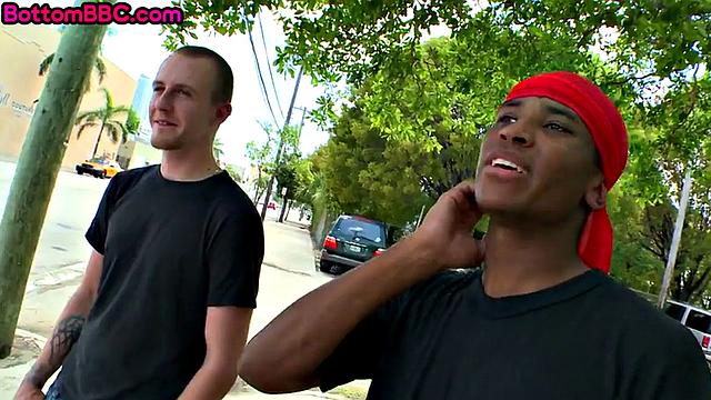 Black straight jock loves giving head