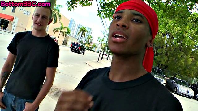 Black straight jock loves giving head