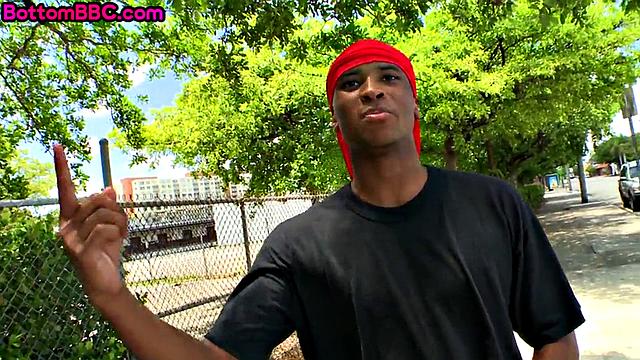 Black straight jock loves giving head