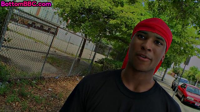 Black straight jock loves giving head