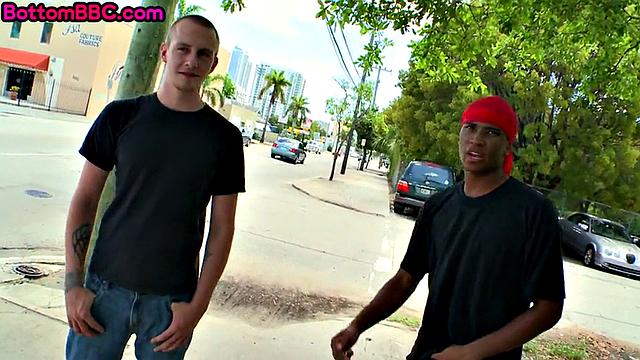 Black straight jock loves giving head