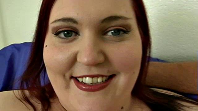 Sexy BBW in Parking Lot