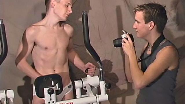 Young photographer Ethan Masters captures model Tyler Hart working out in sexy shots.