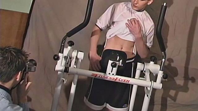 Young photographer Ethan Masters captures model Tyler Hart working out in sexy shots.