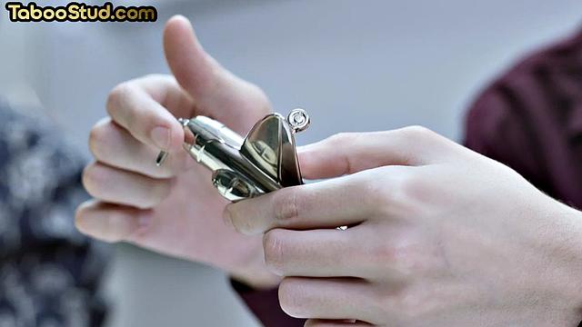 Office twunk tempting boss