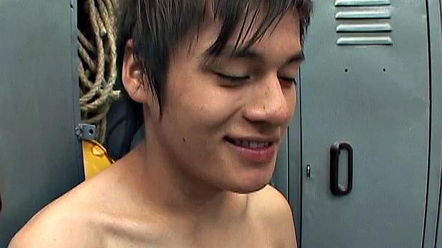 In the locker room, Latin twinks Sebastian and Francisco can't ignore their lust for each other and they're kissing as the clothes are stripped off.