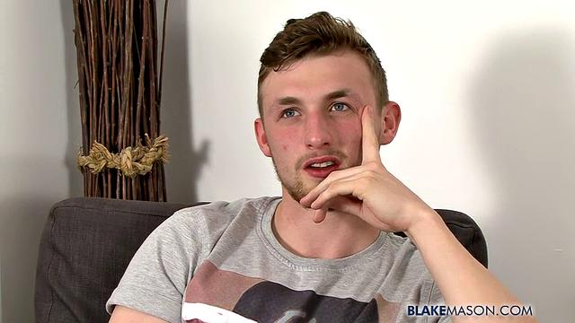 Sam James Strokes His Cock - Straight Sam