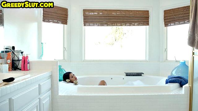 Cutie babe drilled by horny DILF