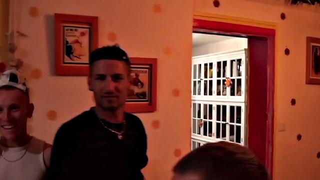 Real jockstrap 21yo Ebony bottom gets fucked in room