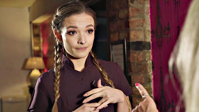 British blonde with tattoos enjoys outdoor pool & doggystyle with big-dicked dude