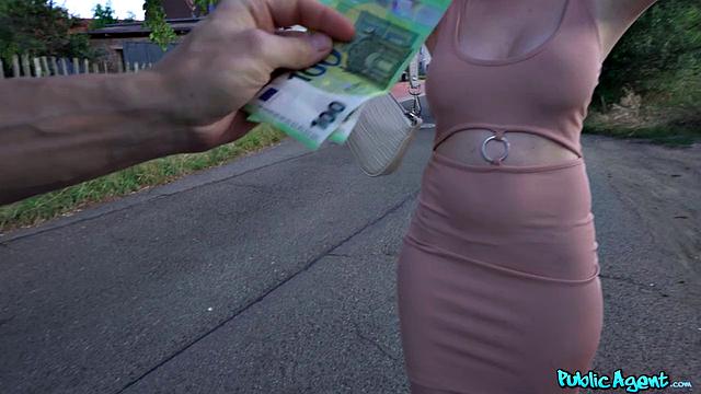 Big Tits Redhead in Tight Dress