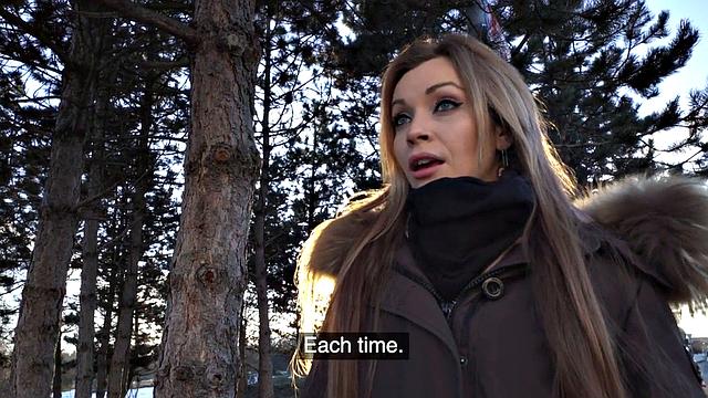 Agent nails inked babe in POV with money for sex inked pussy