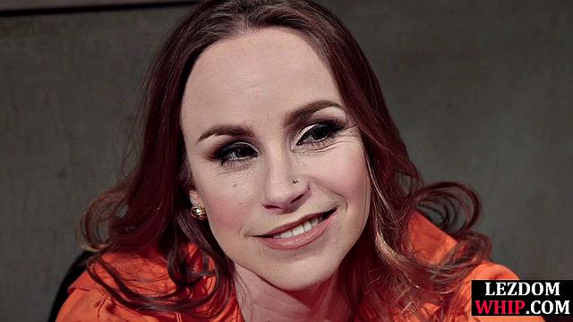 Classy mistress fingering hot ebony babe