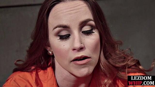 Classy mistress fingering hot ebony babe