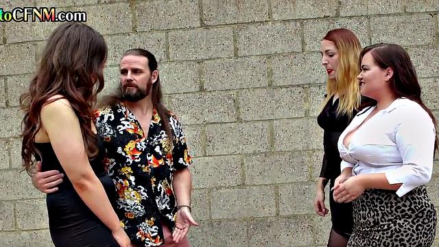 British amateur chicks give group BJ and HJ at home