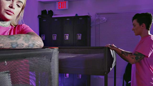 Masc babe pounds priest ass after catching him sneaking