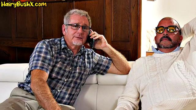 Bushy 21yo cutie pounded by DILF