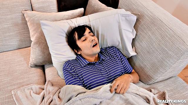 Pervy Guy Peeps On Roommate