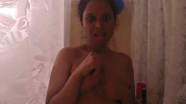 Indian Lily In Shower Masturbation