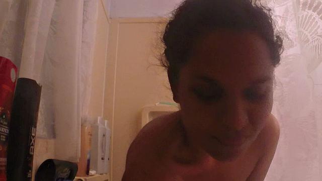 Indian Lily In Shower Masturbation