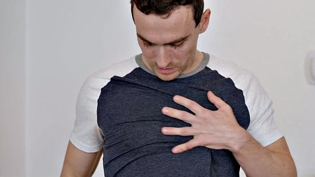 Dirty jock enjoys jerking huge cock while cumming