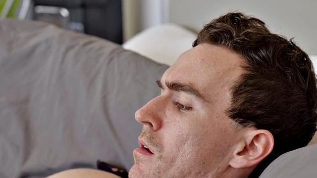 Dirty jock enjoys jerking huge cock while cumming