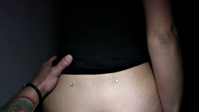 Hot Brunette Sucks for Cash