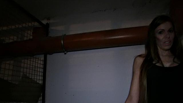 Hot Brunette Sucks for Cash