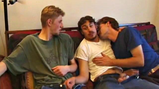 First Timers Gay 3some
