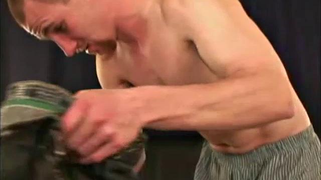 Here is a second session with this handsome young man. This guy has a nice cock and enjoys showing it off. If he keeps his mouth closed, he's a pretty decent looking guy, with a slim and toned body.