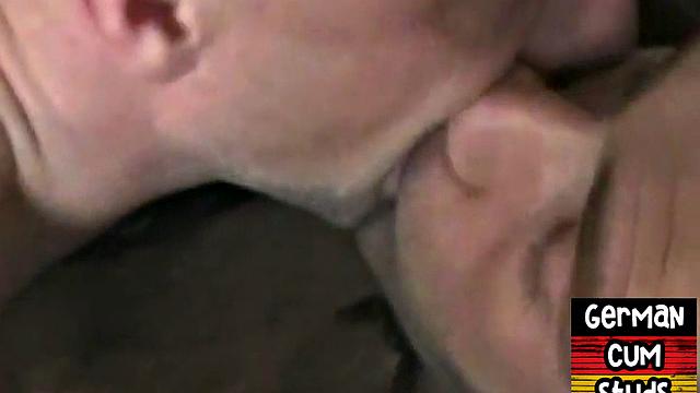 Real German amateur gay fucked by BF at home