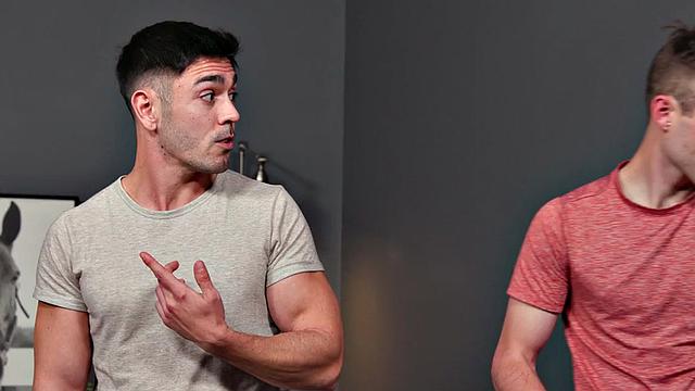 Sturdy bottom rims jock before being bred till cumshot