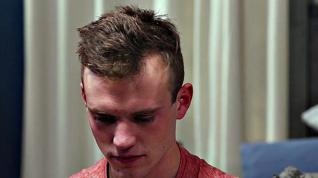 Sturdy bottom rims jock before being bred till cumshot