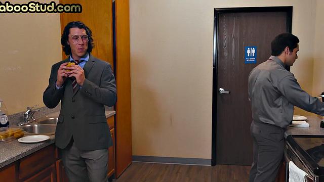 Kinky stud barebacked after work by his stepcousin