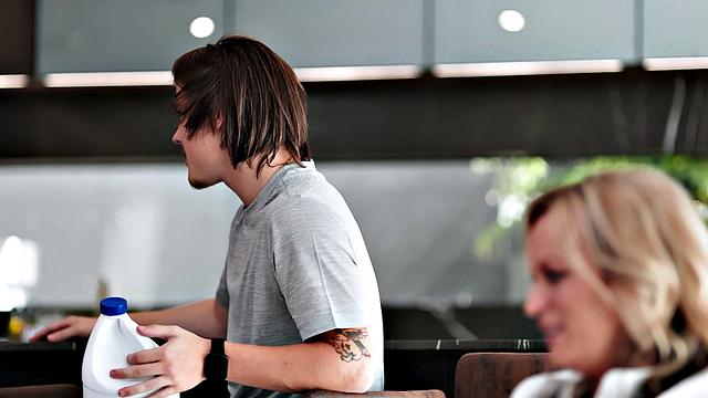 Wicked - Husband Films Wife Blake Blossom getting Fucked Hard By His Buddy