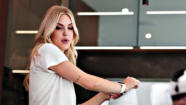 Wicked - Husband Films Wife Blake Blossom getting Fucked Hard By His Buddy